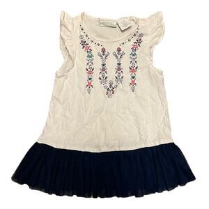 First Impressions Cotton White Floral Tutu Dress Size 24 Months